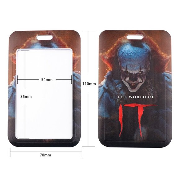 It Pennywise Lanyard Keychain with ID Holder ⭐2 for 15⭐ - Picture 2 of 3